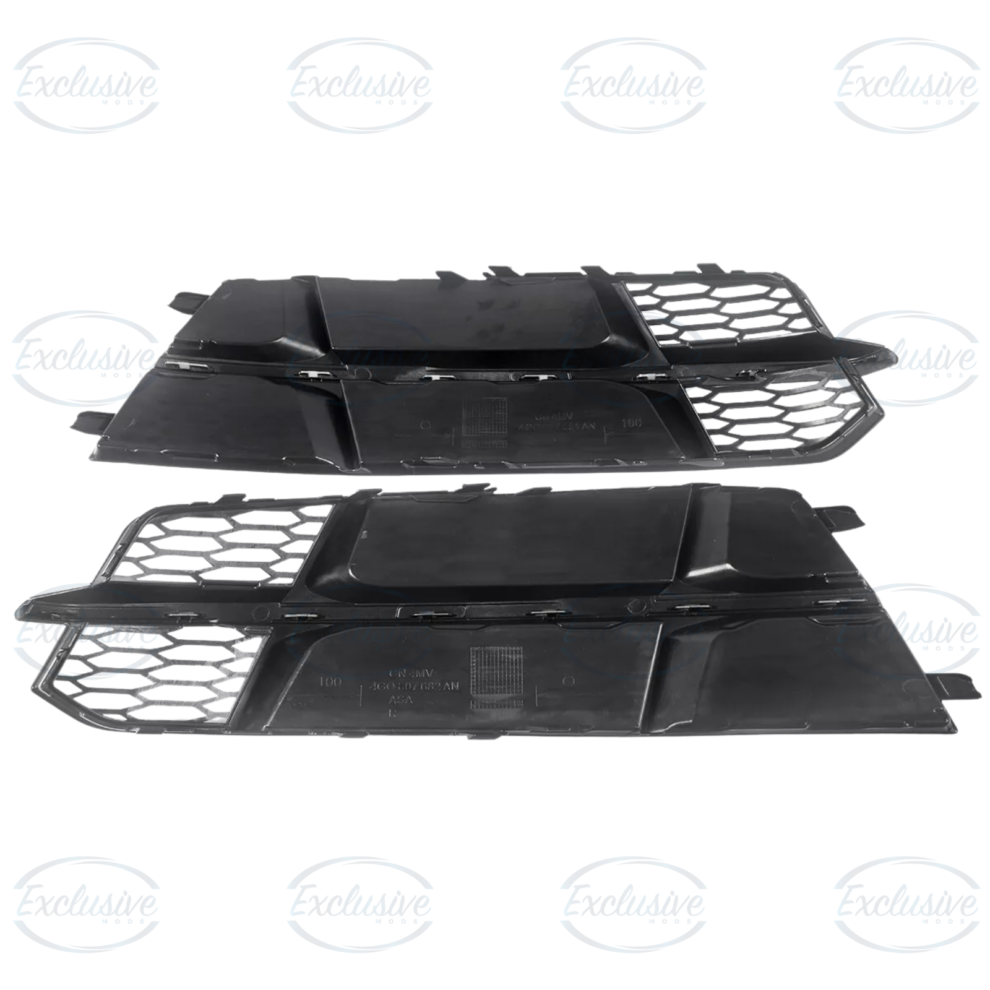 Audi A6/S6 C7 S-Line (2015-2018) - Matte Black Honeycomb Style Fog Light Cover