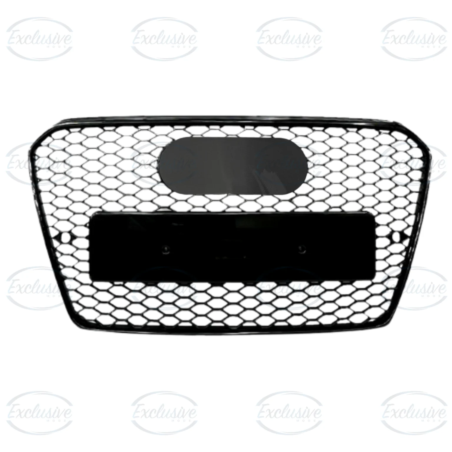 Gloss Black Honeycomb Mesh Grille - Fits Audi A6/S6 C7.5 Facelift (2015-2018)