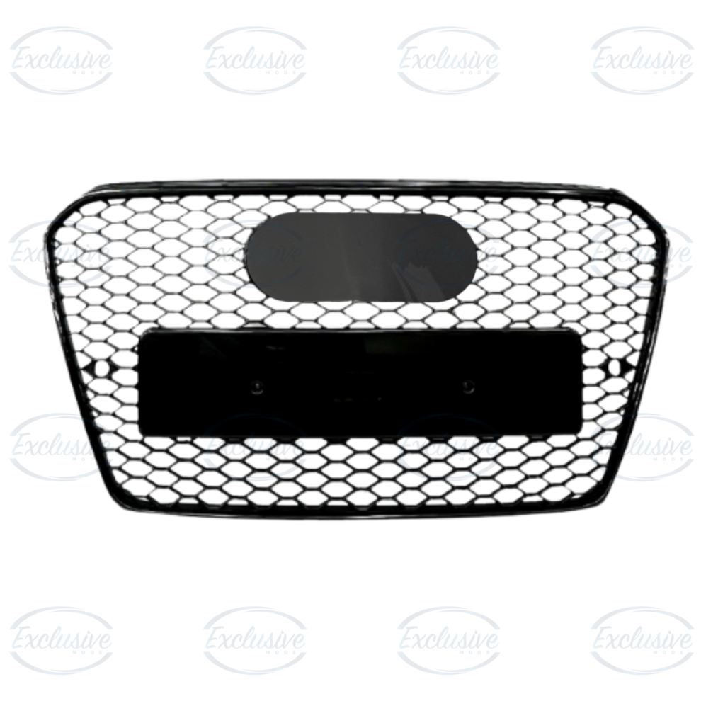 Audi A6/S6 C7.5 (2016-2018) - Gloss Black Honeycomb Mesh Grille