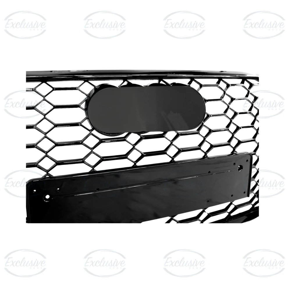 Gloss Black Honeycomb Mesh Grille - Fits Audi A6/S6 C8 (2019-2023)