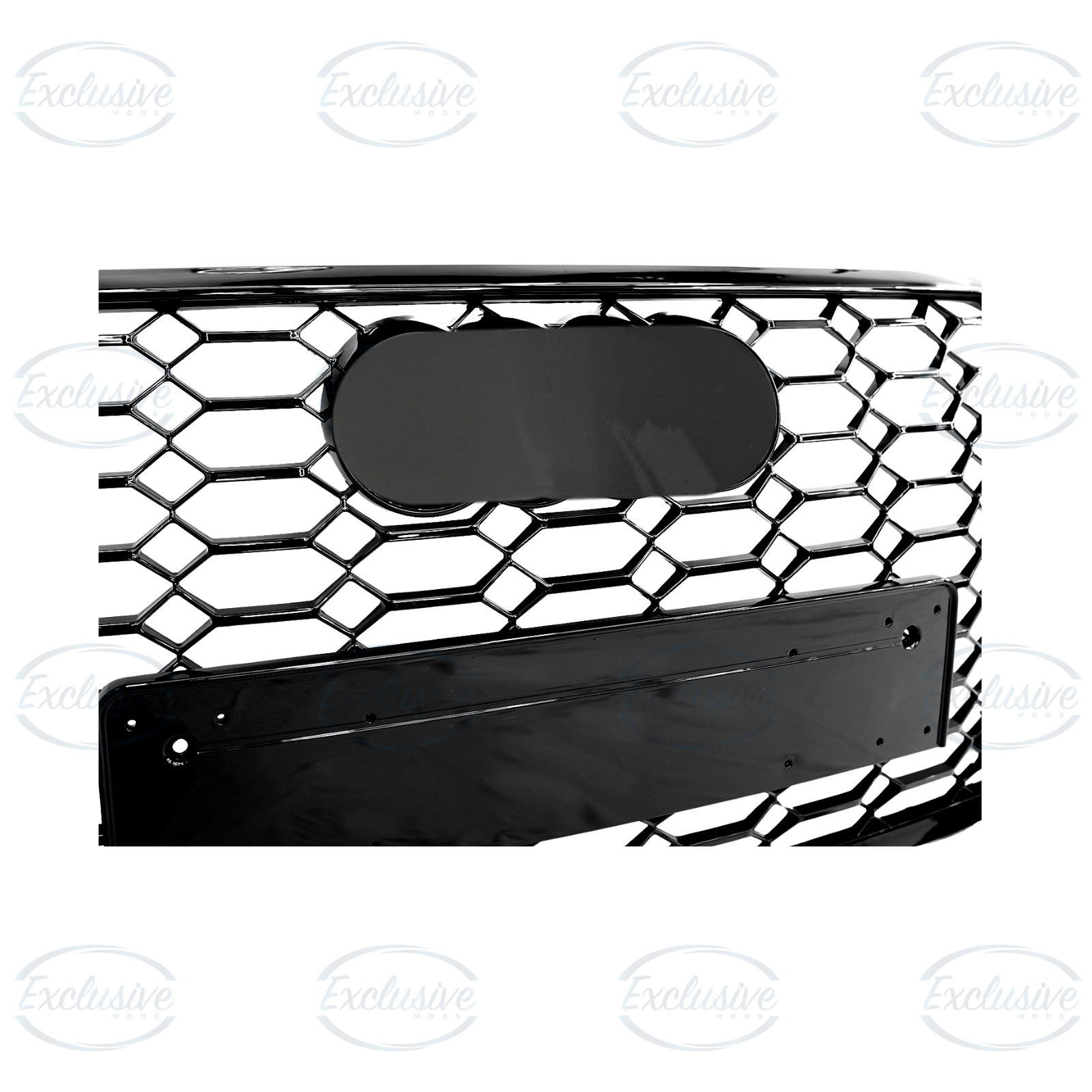 Audi A6/S6 C8 (2019-2023) ÔÇö Gloss Black Honeycomb Mesh Grille - Image 3