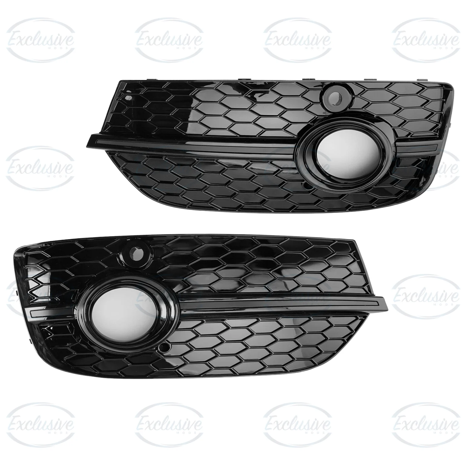 Gloss Black RSQ3 Style Fog Light Covers - Fits Audi Q3 8U Standard (2011-2015)