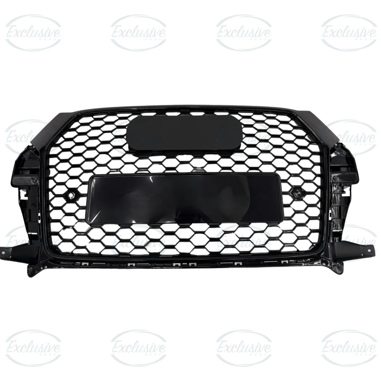 Gloss Black Honeycomb Mesh Grille - Fits Audi Q3 8U Facelift (2015-2018)