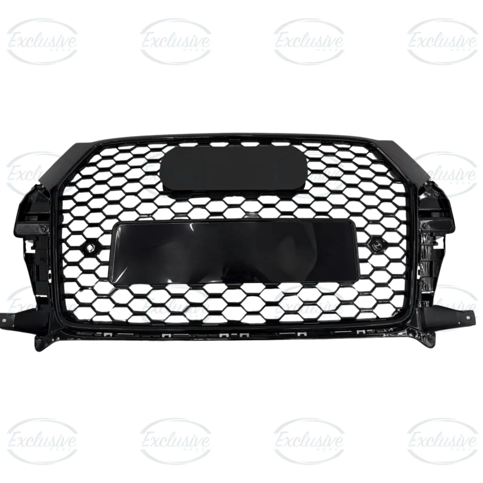 Gloss Black Honeycomb Mesh Grille - Fits Audi Q3 8U Facelift (2015-2018)