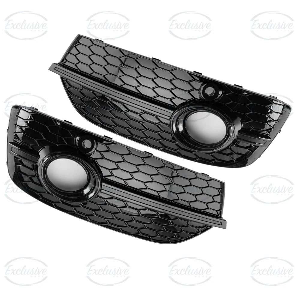 Gloss Black RSQ3 Style Fog Light Covers - Fits Audi Q3 8U Standard (2011-2015)
