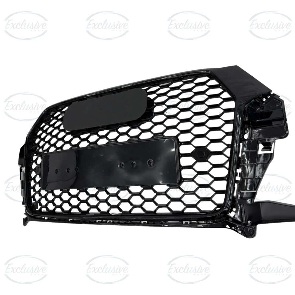 Audi Q3 8U gloss black honeycomb mesh grille