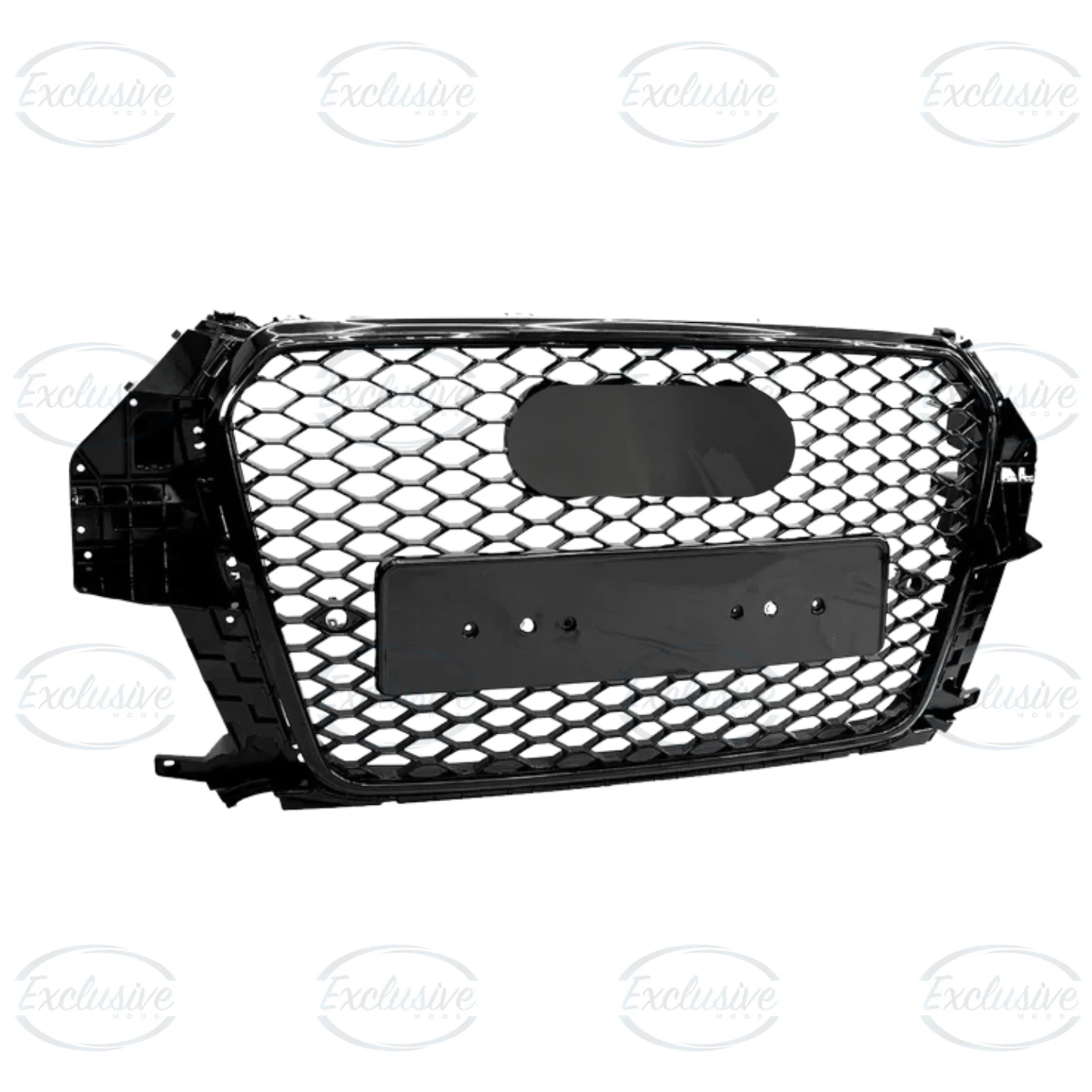 Audi Q3 8U gloss black honeycomb mesh grille