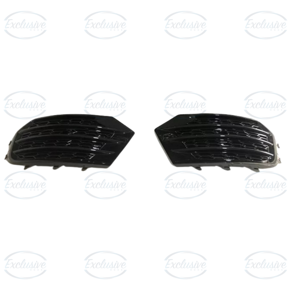 Audi Q3 8U (2016-2018) - Gloss Black Honeycomb Fog Light Cover Pair