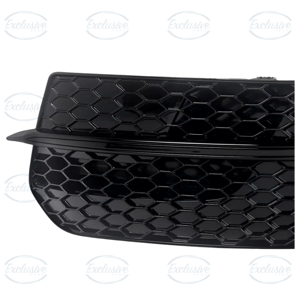 Audi Q5 8R (2013-2017) - Gloss Black Honeycomb Fog Light Cover Pair