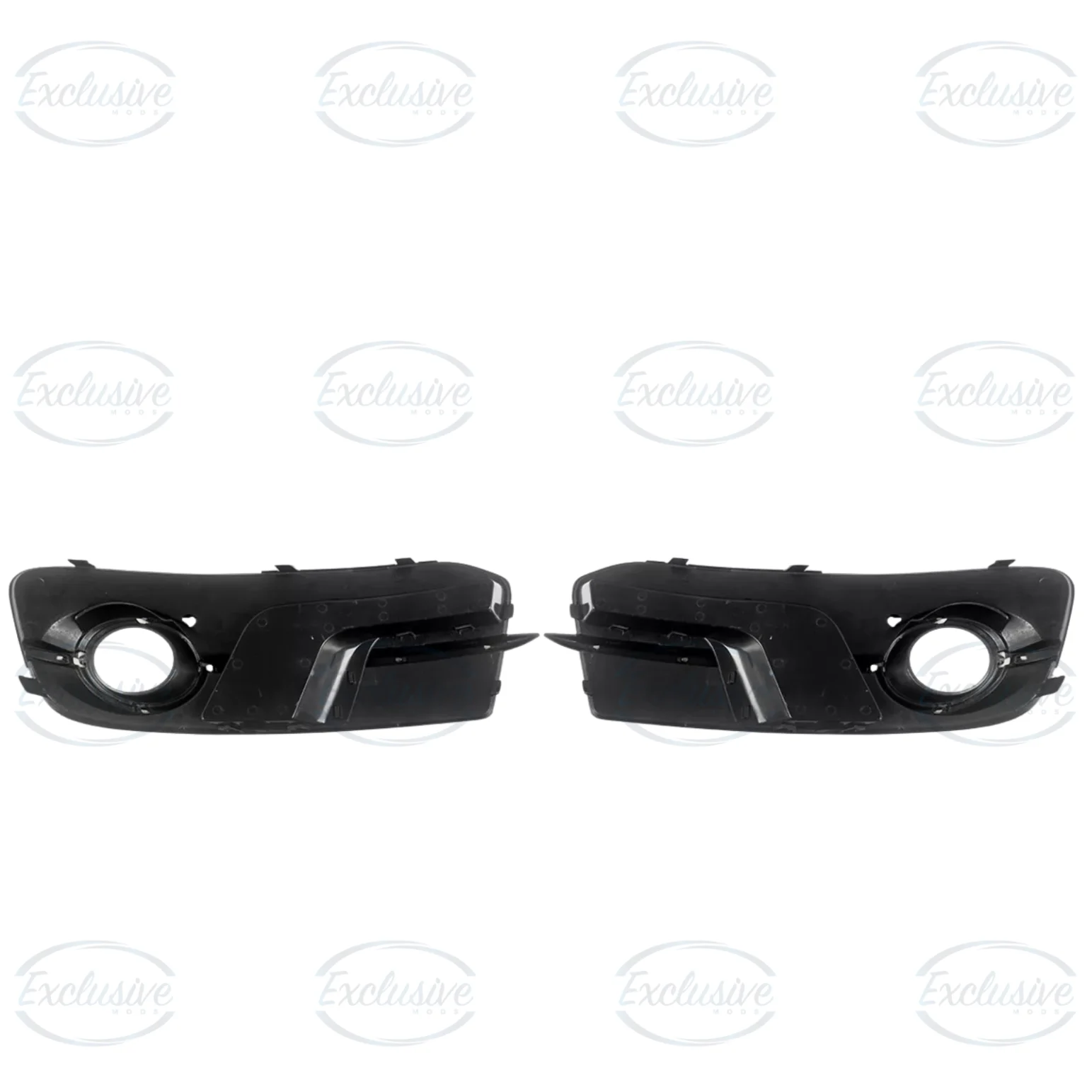 Gloss Black Honeycomb Fog Light Covers - Fits Audi Q5 8R Standard (2013-2017)
