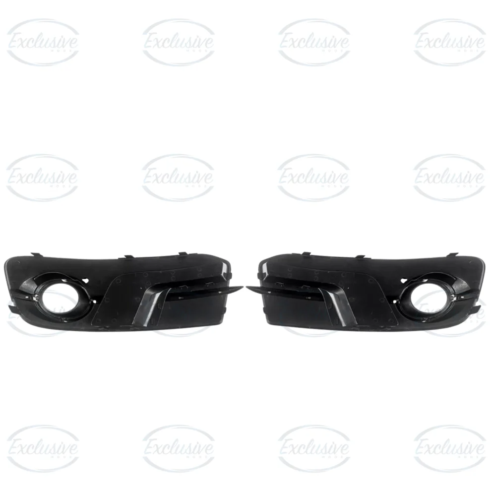 Gloss Black Honeycomb Fog Light Covers - Fits Audi Q5 8R Standard (2013-2017)
