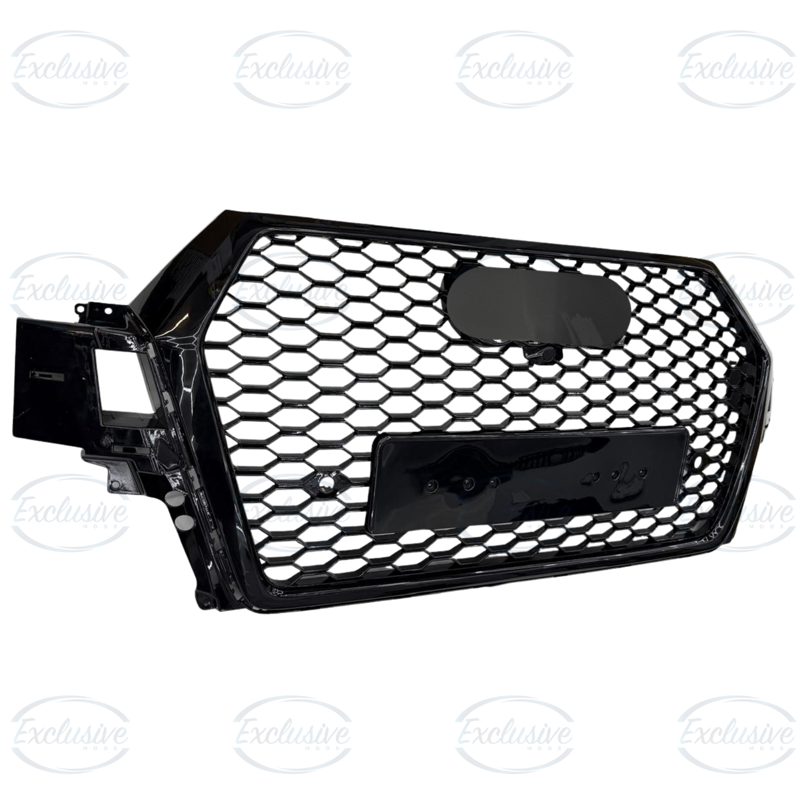 Audi Q7/SQ7 4M (2016-2019) ÔÇö Gloss Black Honeycomb Mesh Grille