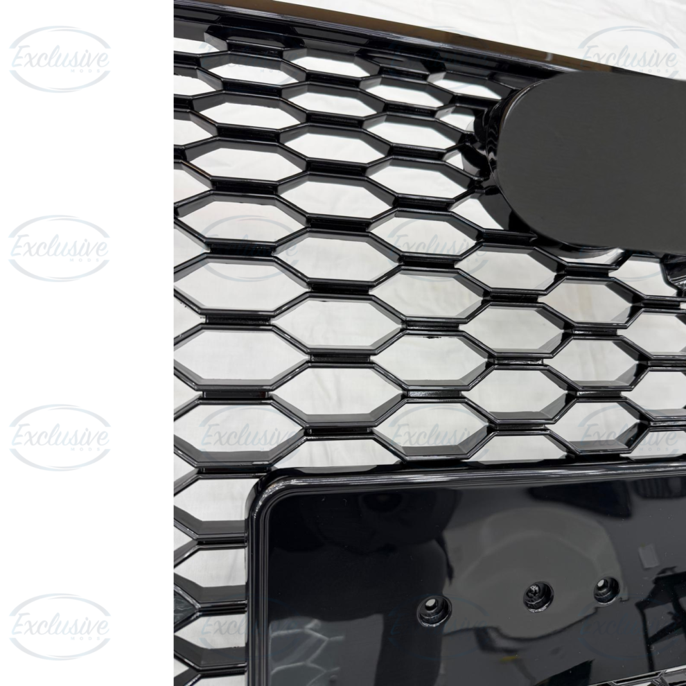 Audi Q7/SQ7 4M (2016-2019) - Gloss Black Honeycomb Mesh Grille