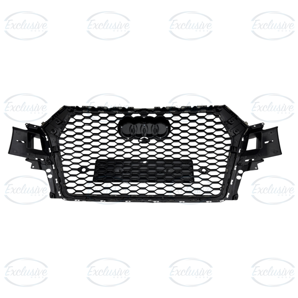 Audi Q7/SQ7 4M (2016-2019) - Gloss Black Honeycomb Mesh Grille