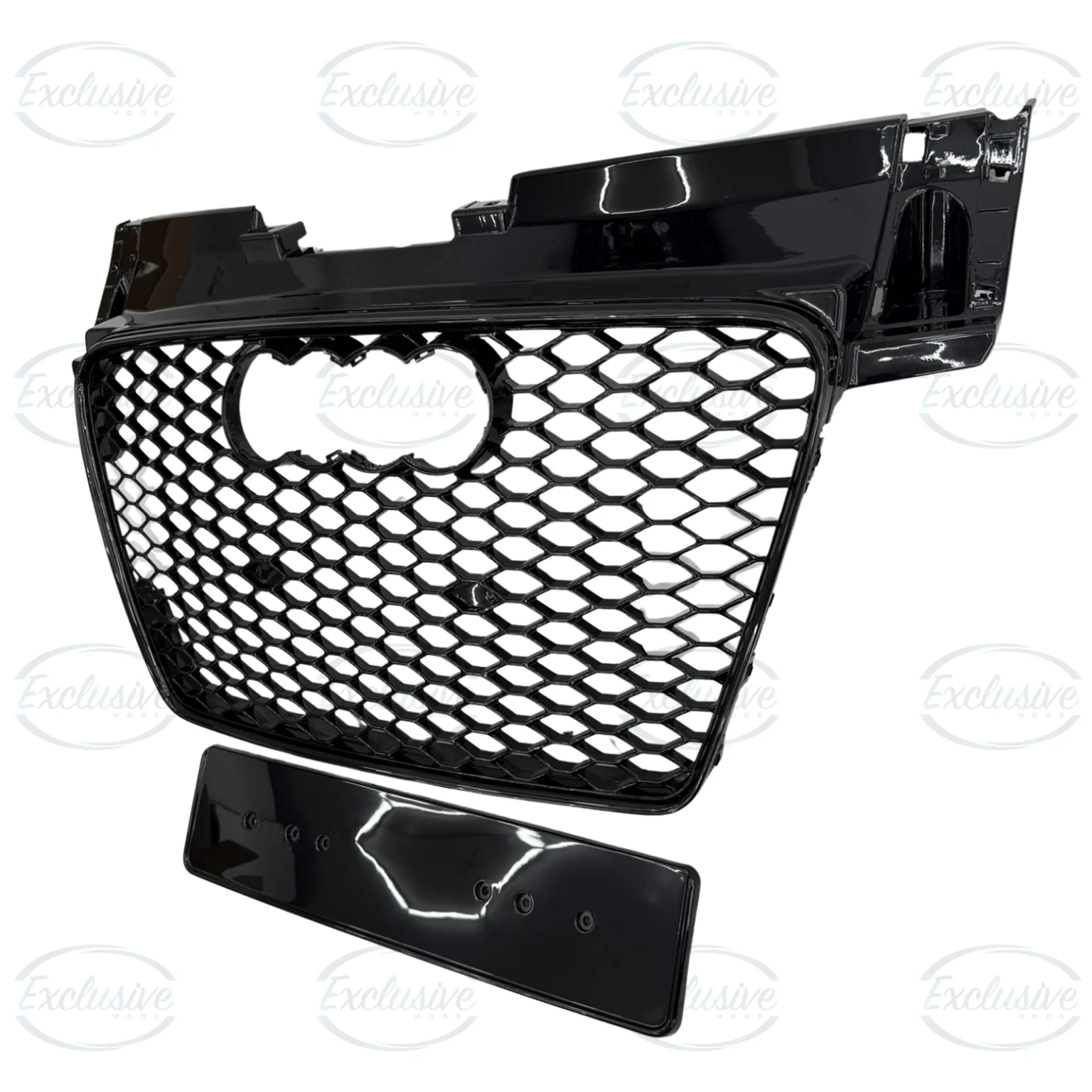 Audi TT and TTS MK2 gloss black honeycomb grille mesh