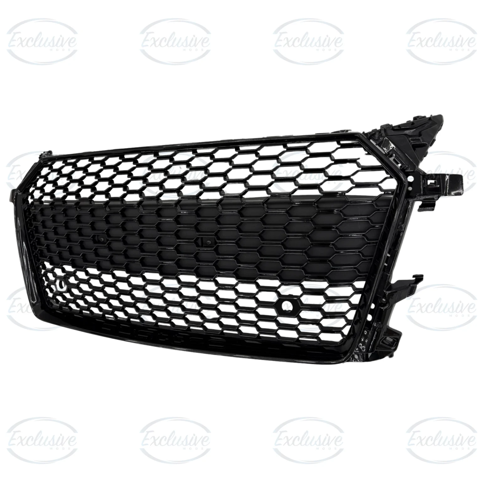 Audi TT and TTS MK3 gloss black honeycomb mesh radiator grille