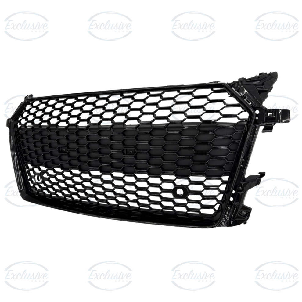 Audi TT and TTS MK3 gloss black honeycomb mesh radiator grille