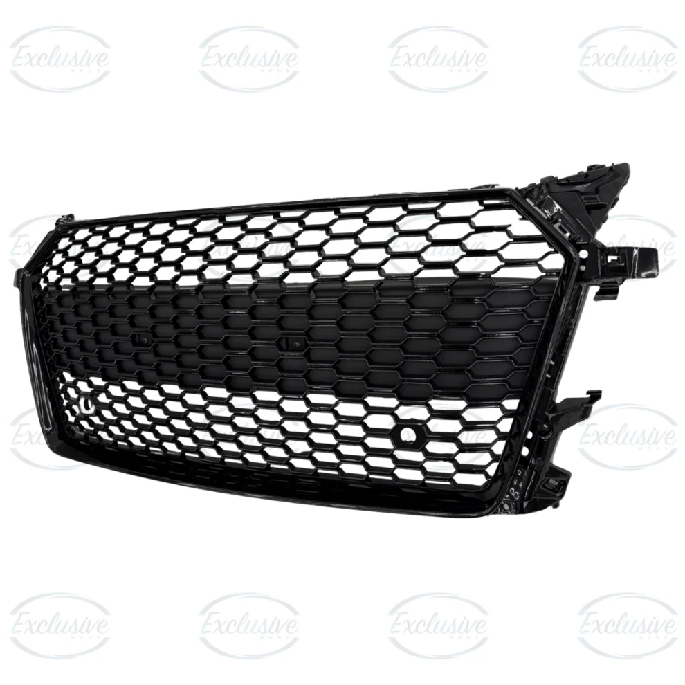 Audi TT and TTS MK3 gloss black honeycomb mesh radiator grille