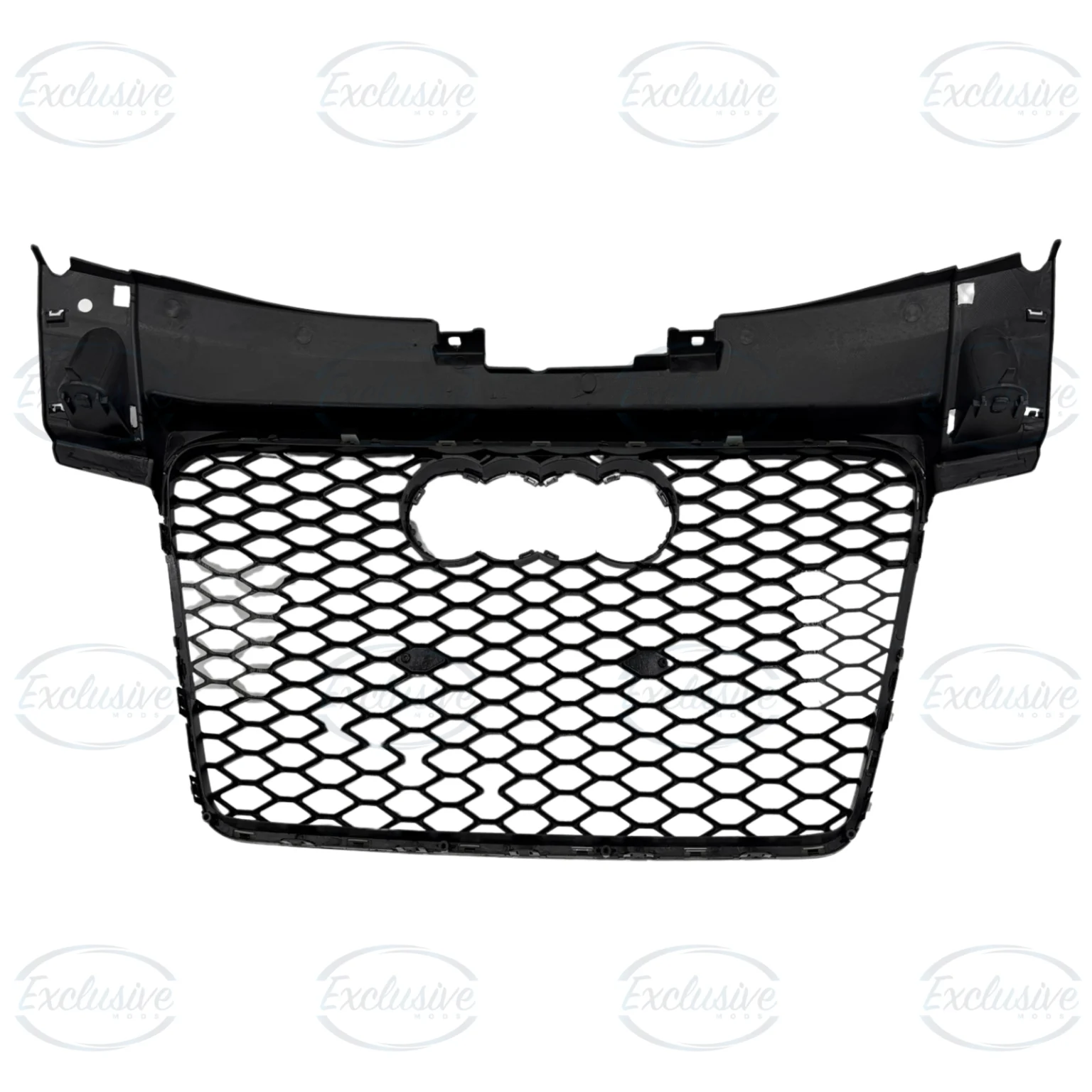Gloss Black Honeycomb Mesh Grille - Fits Audi TT/TTS MK2 (2006-2014)