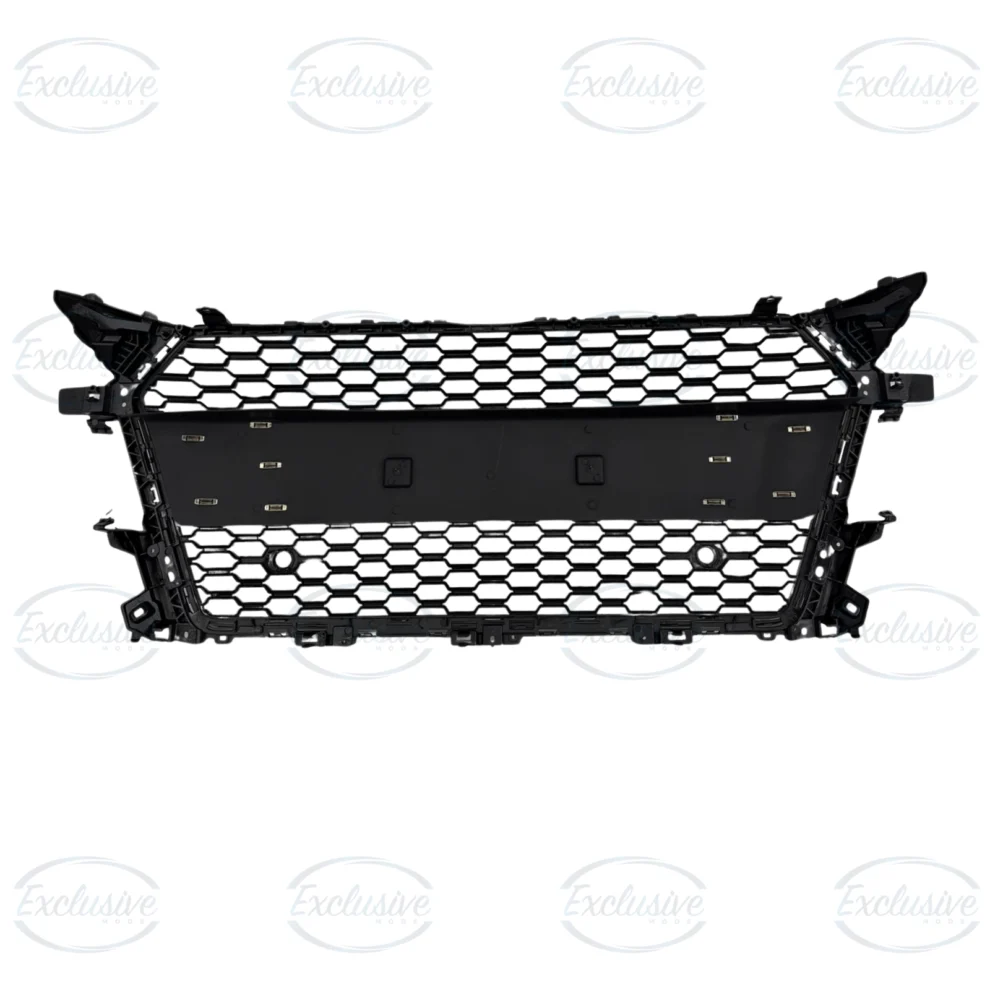 Gloss Black Honeycomb Mesh Grille - Fits Audi TT/TTS MK3 (2014-2019)
