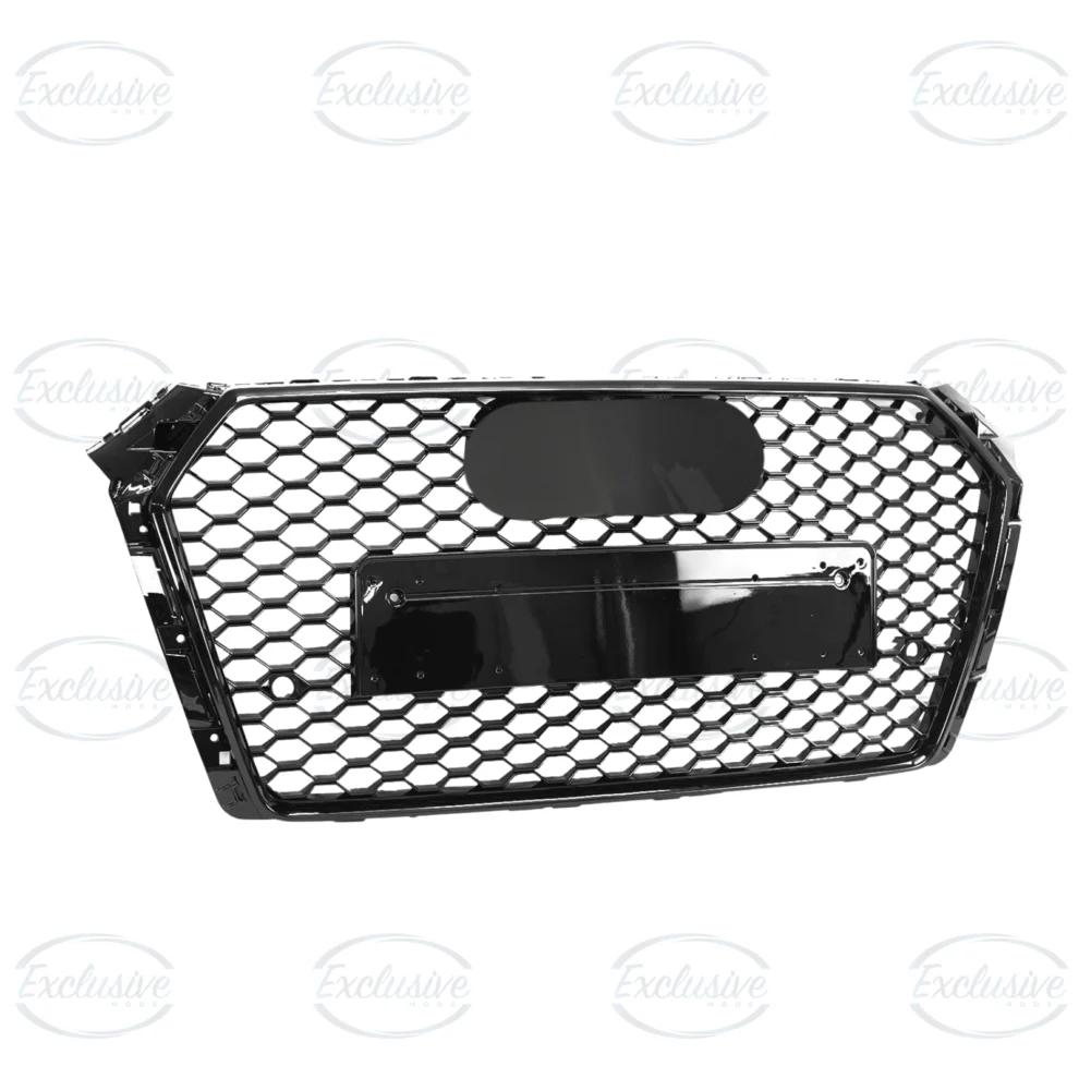 Audi A4 and S4 B9 gloss black honeycomb RS4-style grille
