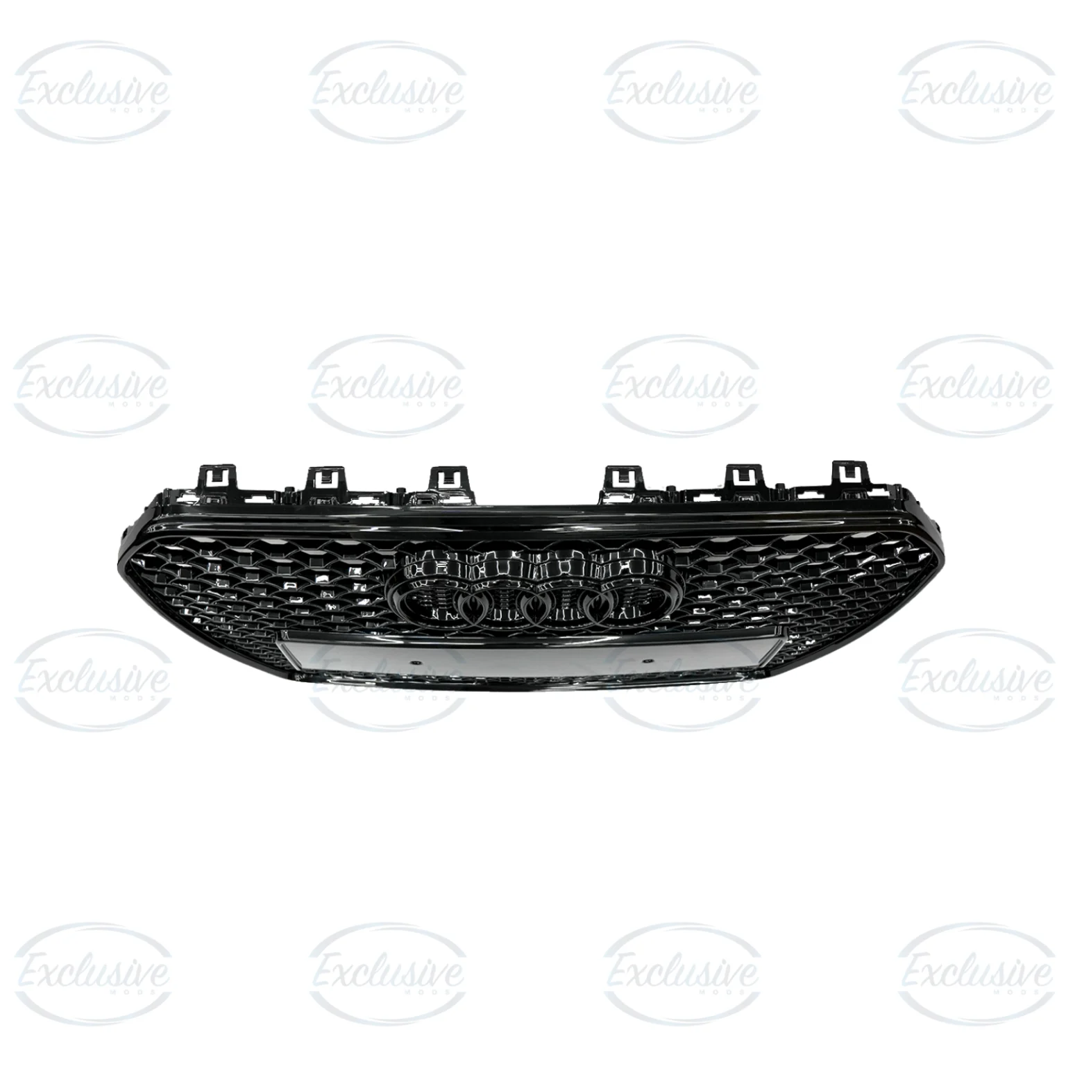Gloss Black Honeycomb Mesh Grille - Fits Audi A6/S6 C7.5 Facelift (2015-2018)