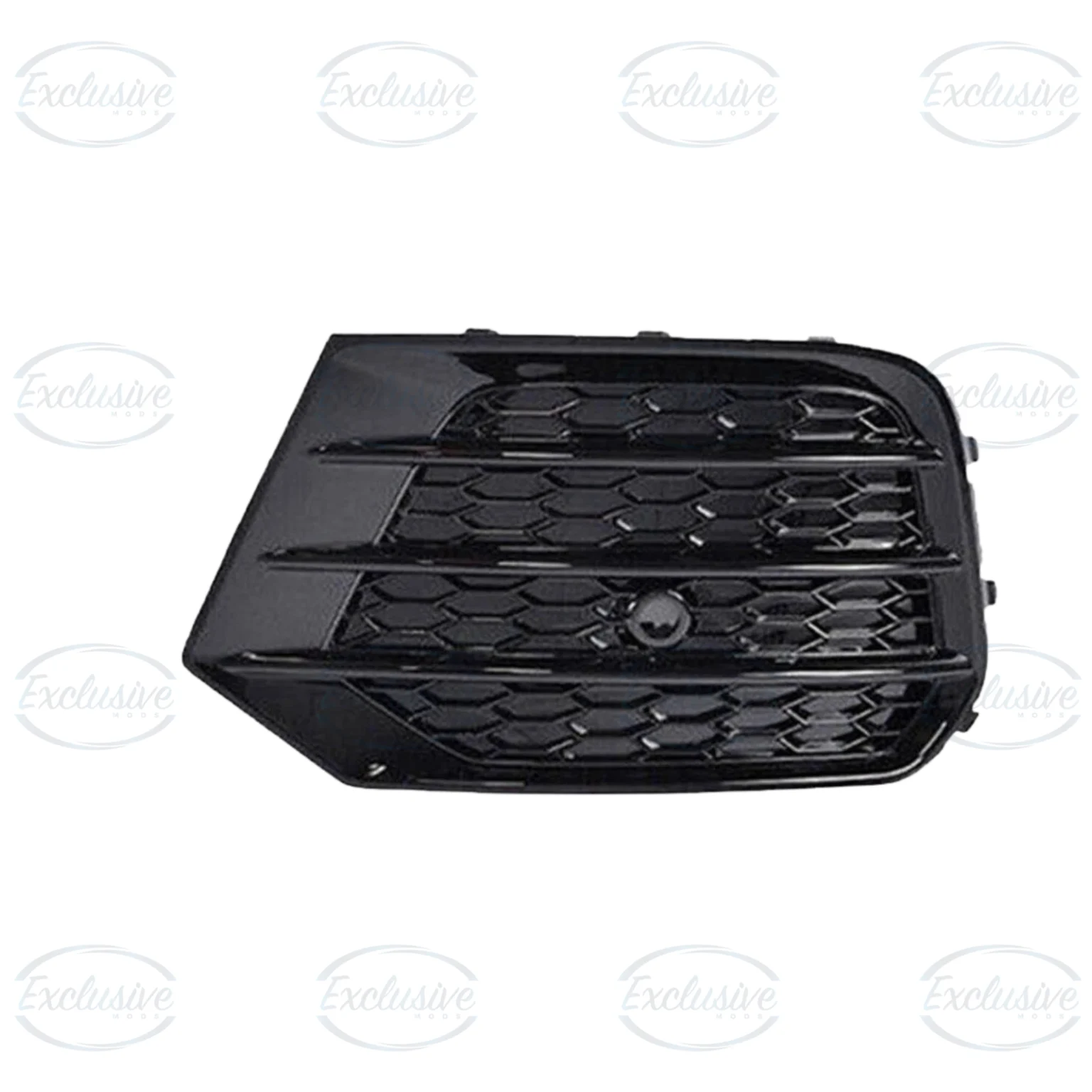 Gloss Black Honeycomb Fog Light Covers - Fits Audi Q3 8U Facelift Standard (2015-2018)