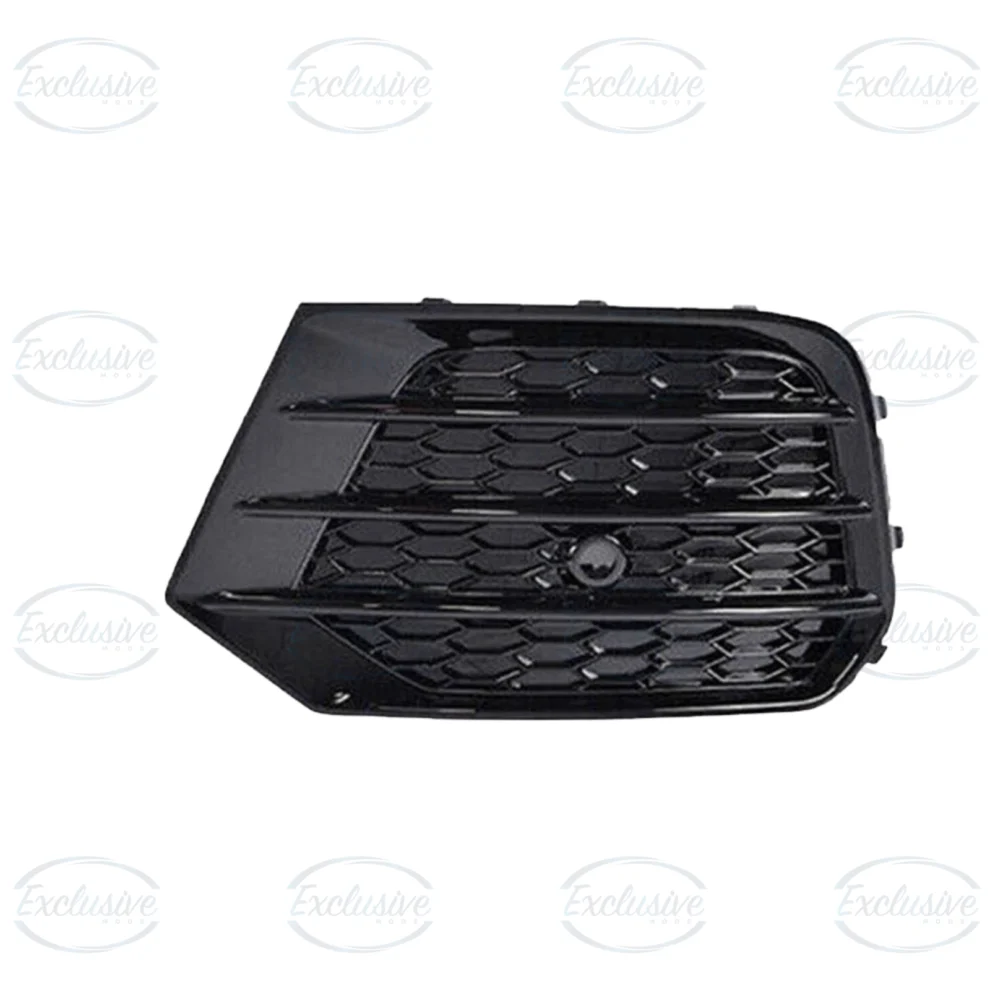 Gloss Black Honeycomb Fog Light Covers - Fits Audi Q3 8U Facelift Standard (2015-2018)