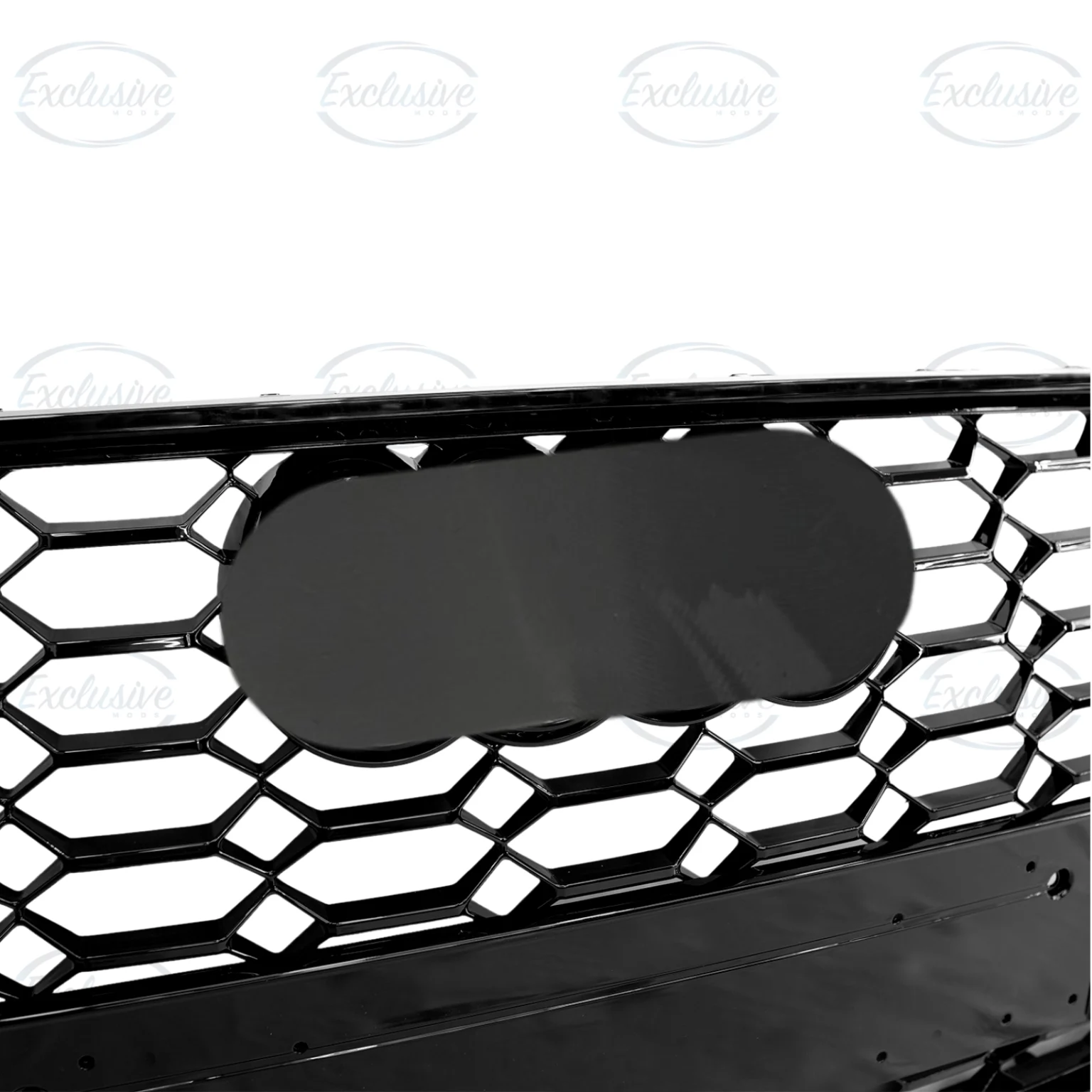 Gloss Black Honeycomb Mesh Grille - Fits Audi A7/S7 C8 (2018-2022)