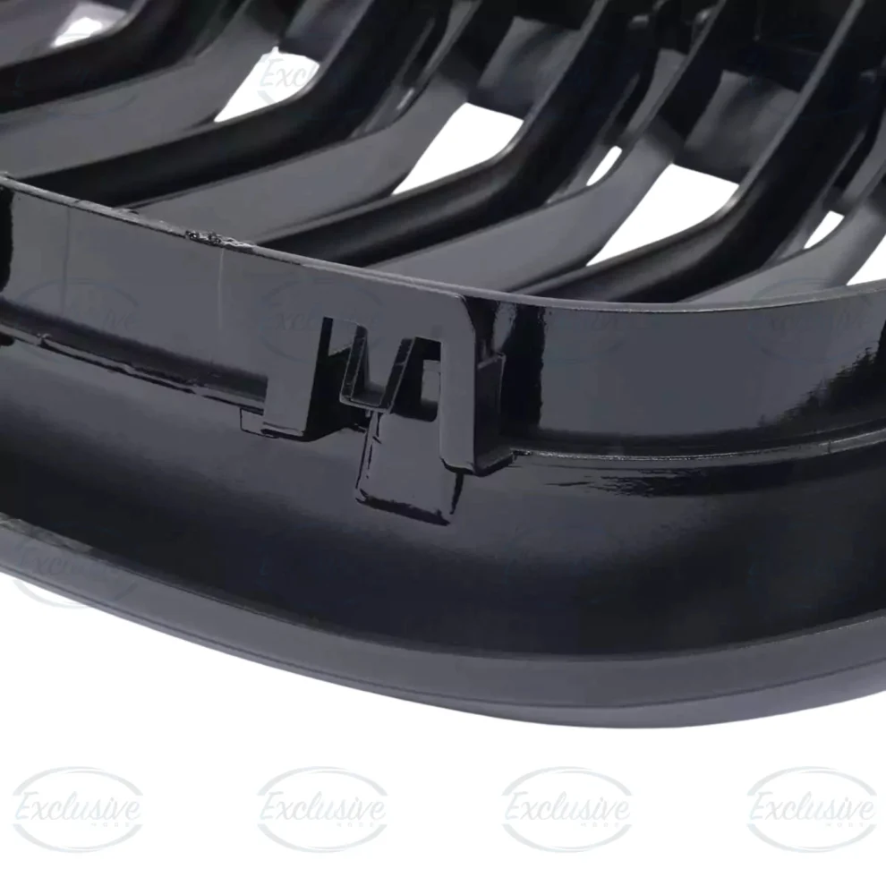 BMW X5 F15 F16 X6 (2018-2022) - Gloss Black Double Slated Kidney Grille