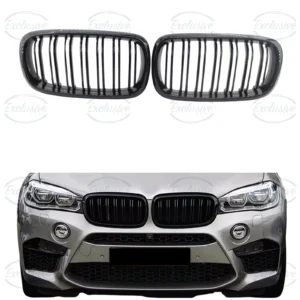 BMW X5 F15 F16 X6 (2018-2022) ÔÇö Gloss Black Double Slated Kidney Grille