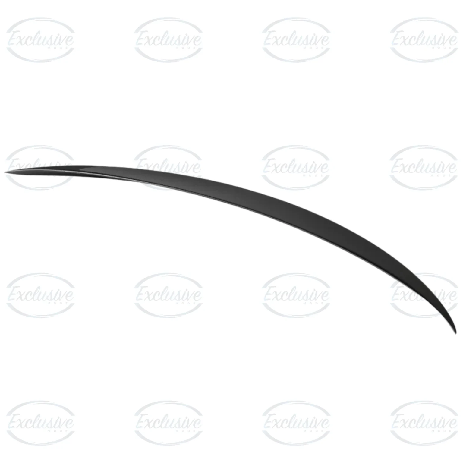 Gloss Black AMG Style Rear Spoiler Lip - Fits Mercedes C Class W205 Pre-Facelift and Facelift (2014-2021)