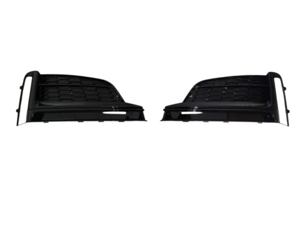 Audi A5/S5 B9 (2016-2019) - Gloss Black Honeycomb Grille with Fog Light Covers
