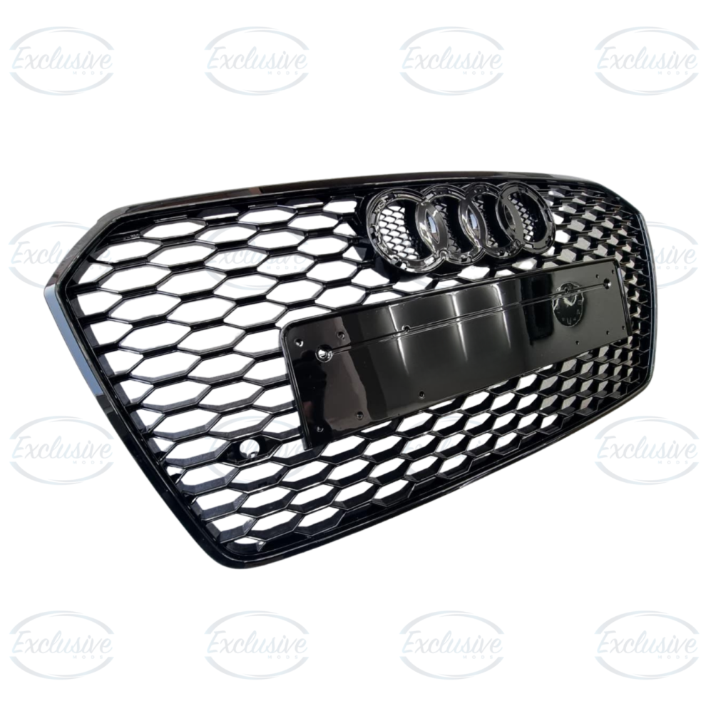 Audi A7 and S7 C7.5 gloss black honeycomb mesh grille