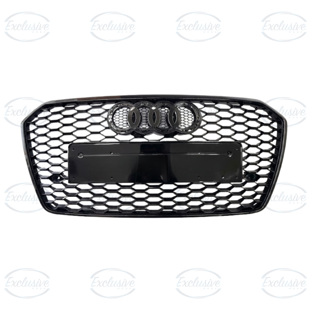 Audi A7/S7 C7.5 (2015-2018) - Gloss Black Honeycomb Mesh Grille