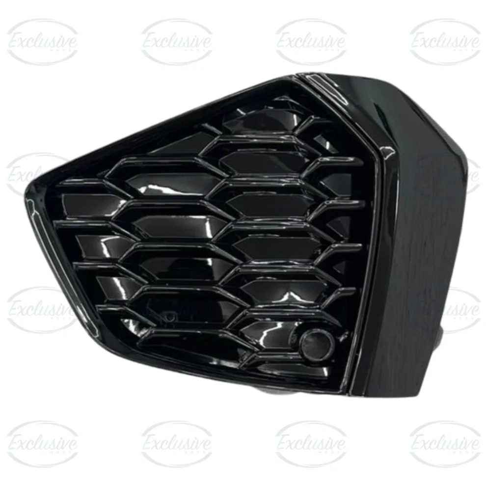 Audi S3 8Y (2021+) - Gloss Black Honeycomb Style Grille & Fog Light Cover
