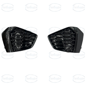 Audi S3 8Y (2021+) - Gloss Black Honeycomb Style Fog Light Cover Pair