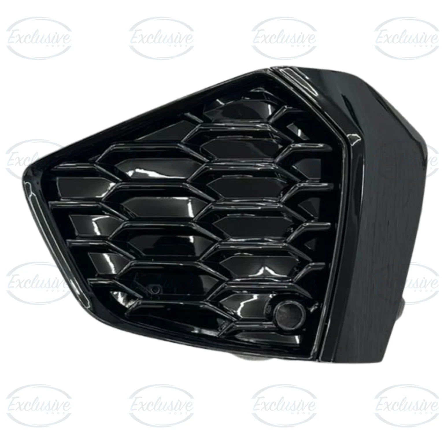 Gloss Black Honeycomb Fog Light Covers - Fits Audi S3 8Y (2021+)