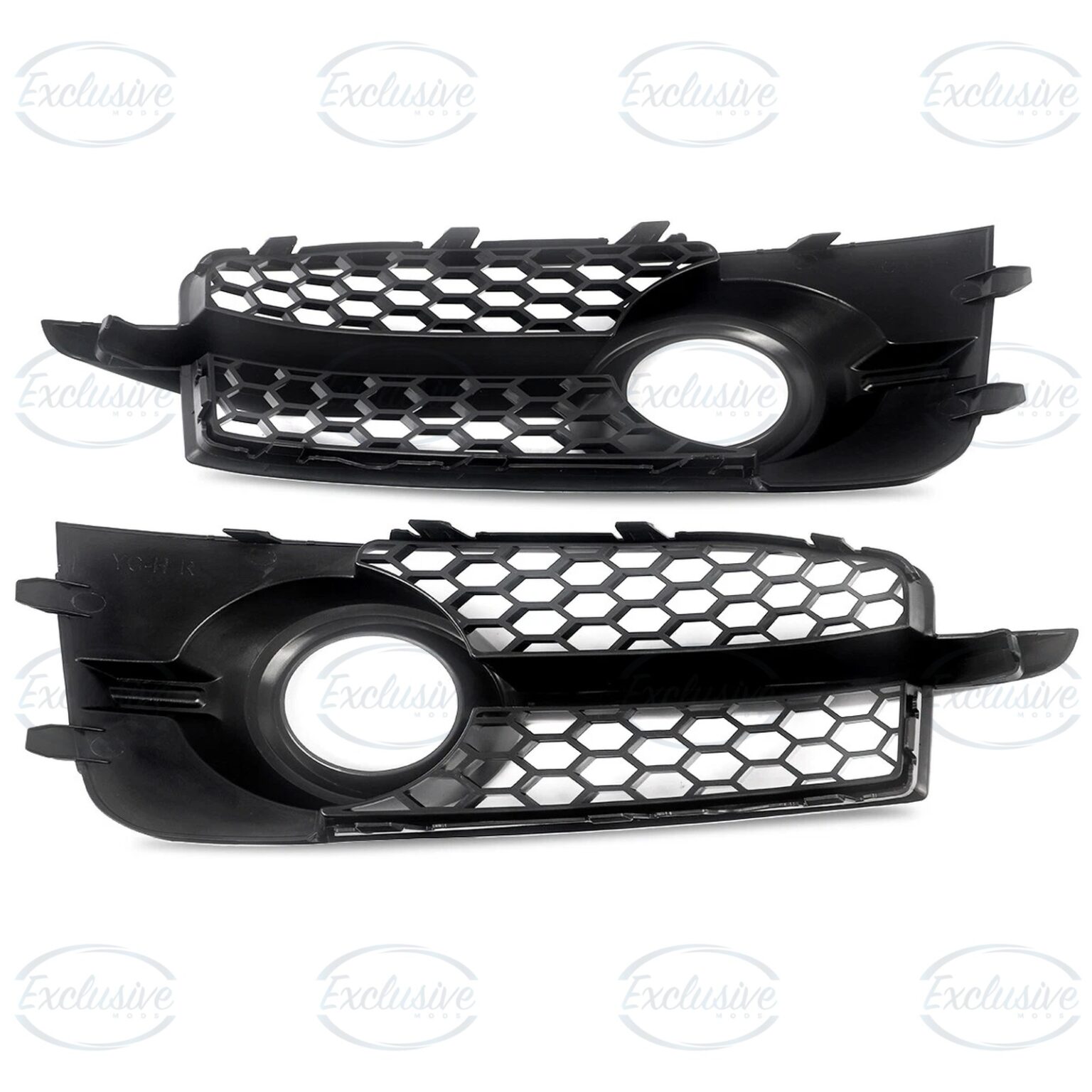 Gloss Black Honeycomb Fog Light Covers for Audi A1 8X S-Line 2010-2014