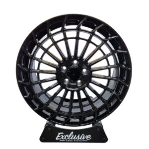 4× 20" Maybach V2 Style Alloys - Gloss Black - 5×112 - Fits Mercedes C/E/S Class