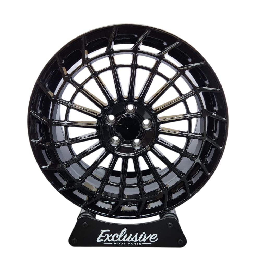 4× 19" Maybach V2 Style Alloys - Gloss Black - 5×112 - Fits Mercedes C/E/S Class