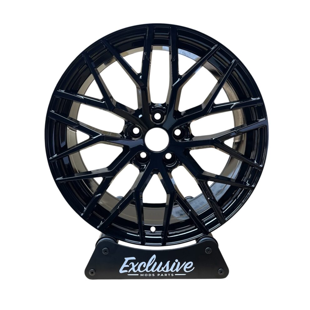 4× 19" R8 Style Alloys - Gloss Black - 5×112 - Fits Audi A4, A5, A6 & A7