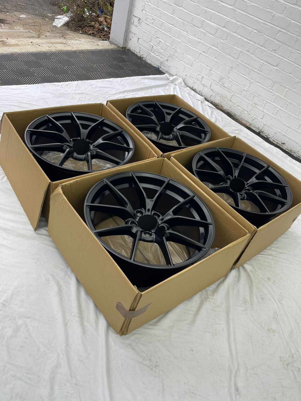 4× 20" 763M Style Alloys - Satin Black - 5×112 - Fits BMW 2/3/4/5 G Series