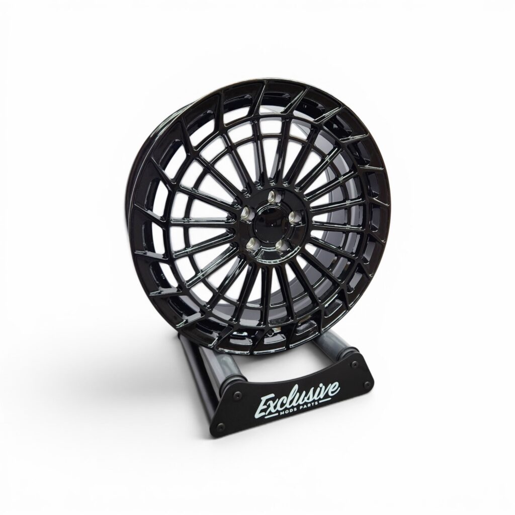 4× 20" Maybach V2 Style Alloys - Gloss Black - 5×112 - Fits Mercedes C/E/S Class