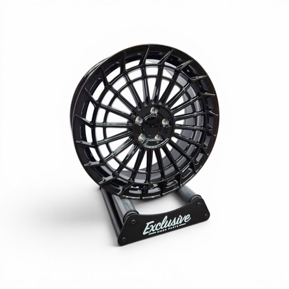 4× 19" Maybach V2 Style Alloys - Gloss Black - 5×112 - Fits Mercedes C/E/S Class