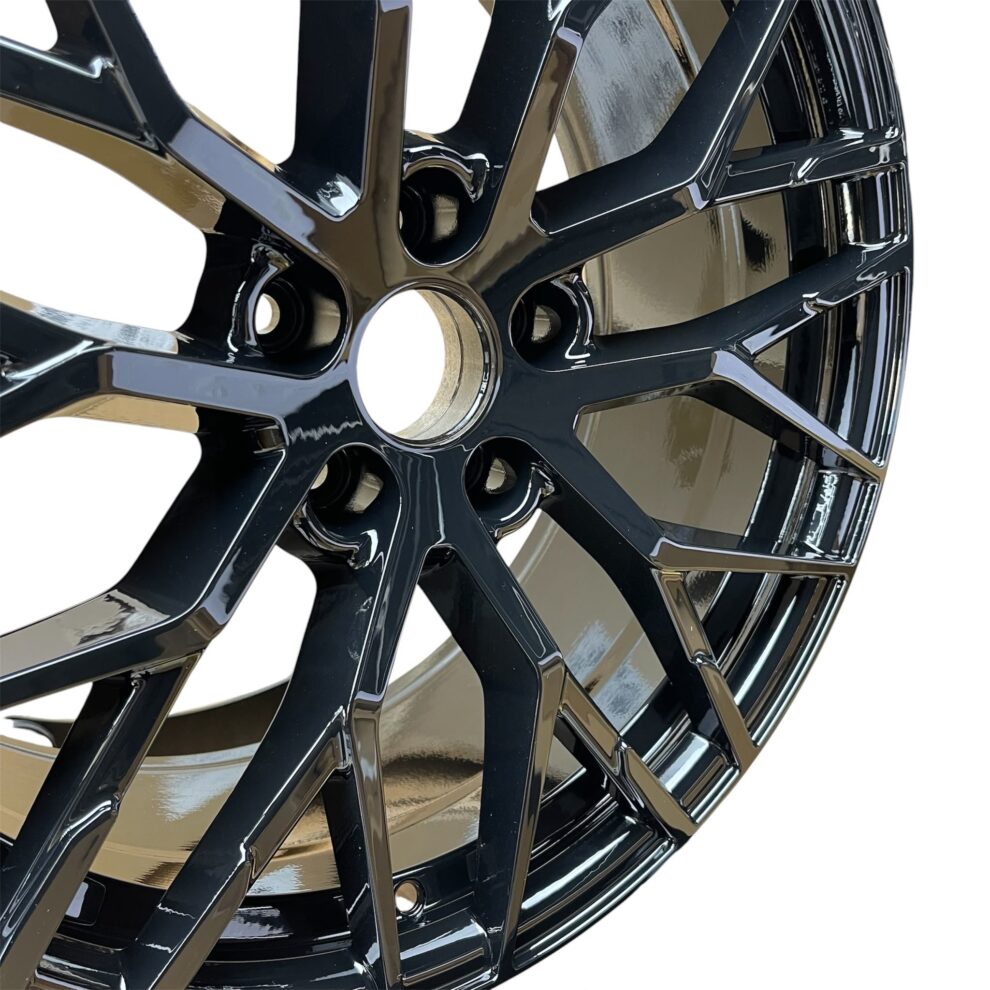 4× 19" R8 Style Alloys - Gloss Black - 5×112 - Fits Audi A4, A5, A6 & A7