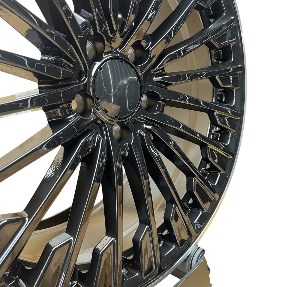 4× 19" Turbine Style Alloys - Gloss Black - 5×112 - Fits BMW 2/3/4/5 G Series, Audi, Mercedes & VW