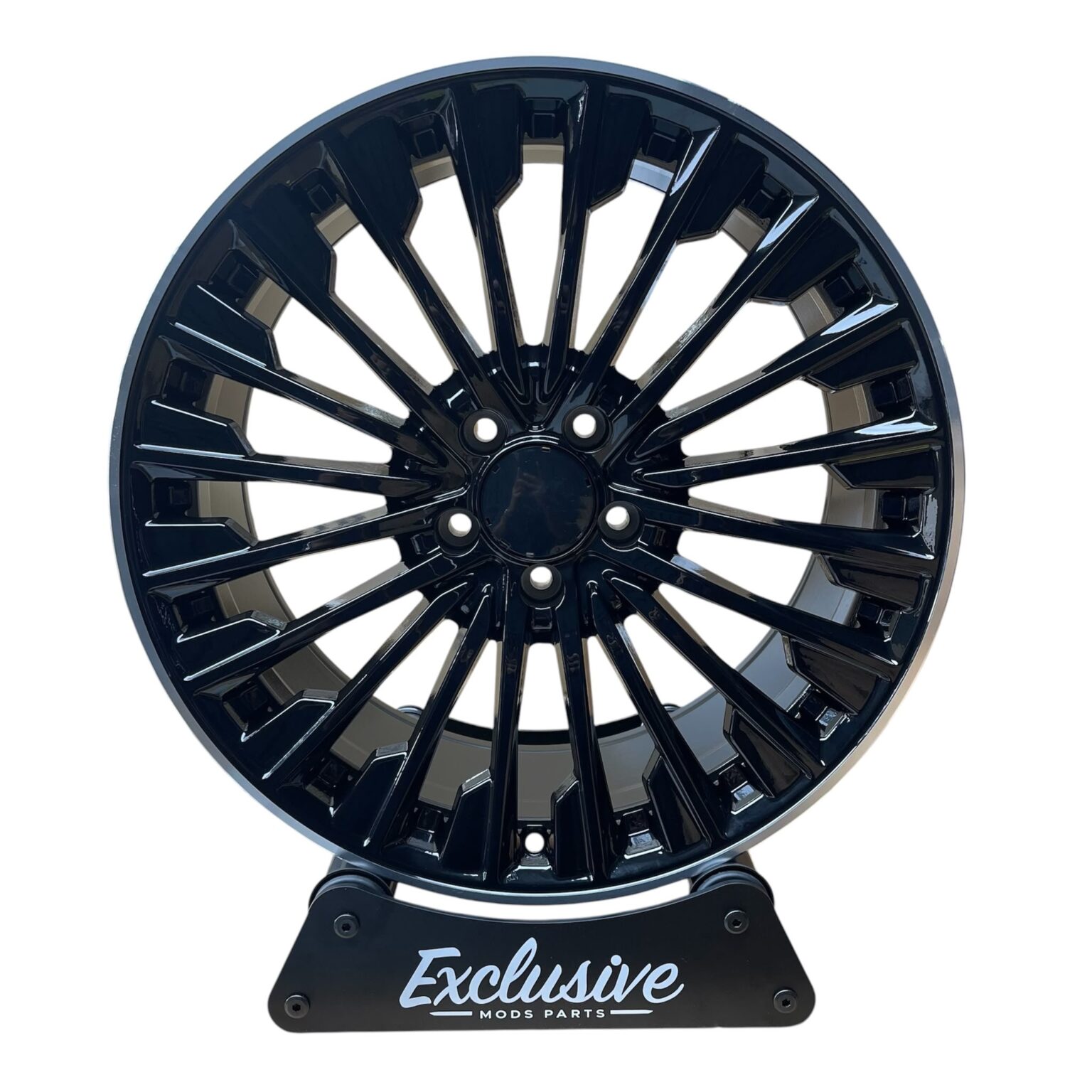 4× 19" Turbine Style Alloys - Gloss Black - 5×112 - Fits BMW 2/3/4/5 G Series, Audi, Mercedes & VW
