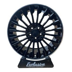 4× 19" Turbine Style Alloys - Gloss Black - 5×112 - Fits BMW 2/3/4/5 G Series, Audi, Mercedes & VW