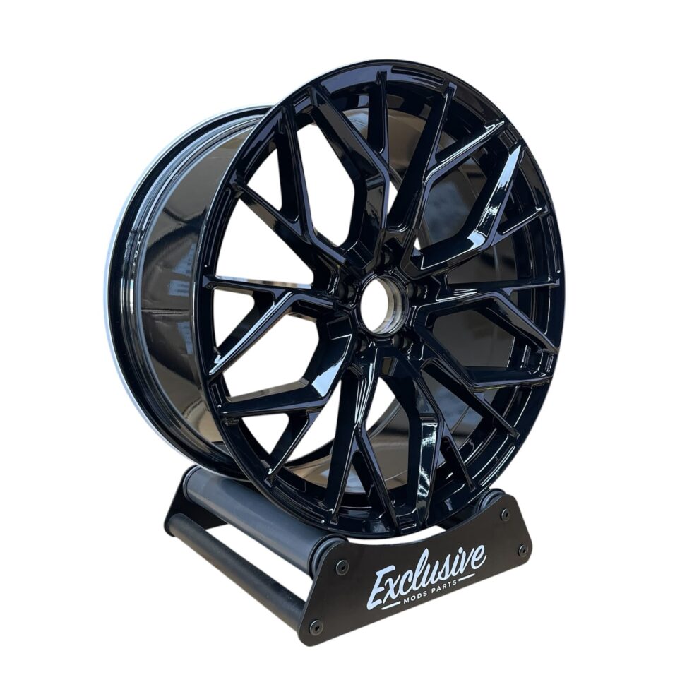 4× 19" RS7 Style Alloys - Gloss Black - 5×112 - Fits Audi A4, A5, A6 & A7
